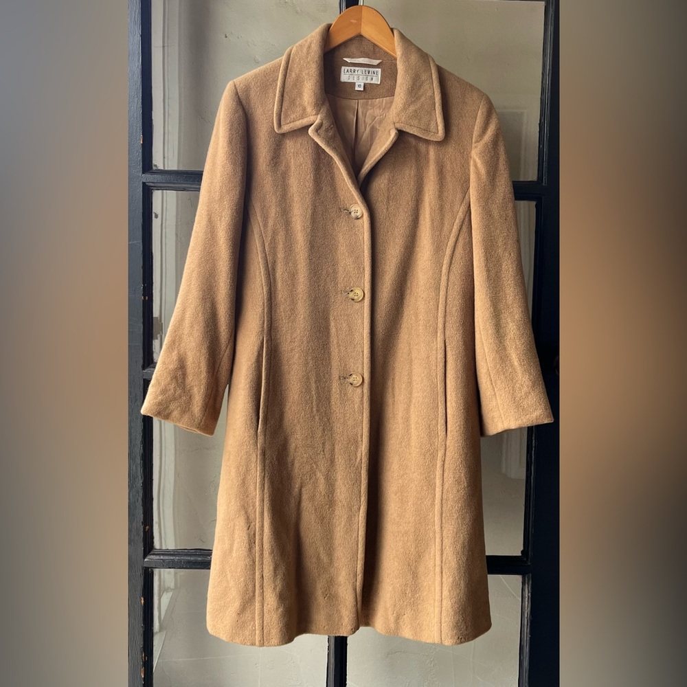 VTG Larry Levine Pure Camel Hair Coat